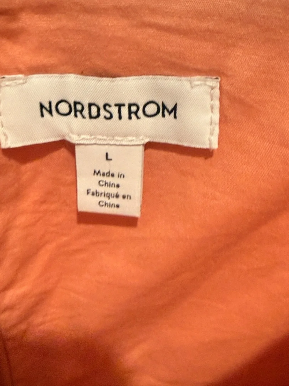 Nordstrom‎ Coral Shell-Top Tee